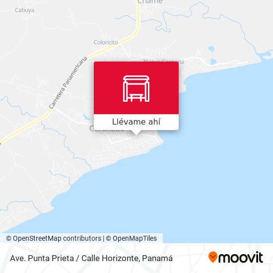 Mapa de Ave. Punta Prieta / Calle Horizonte