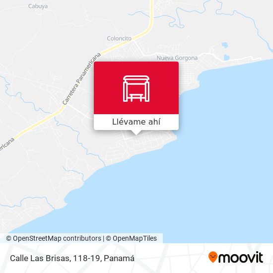 Mapa de Calle Las Brisas, 118-19