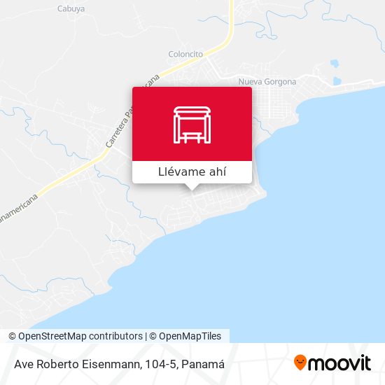 Mapa de Ave Roberto Eisenmann, 104-5