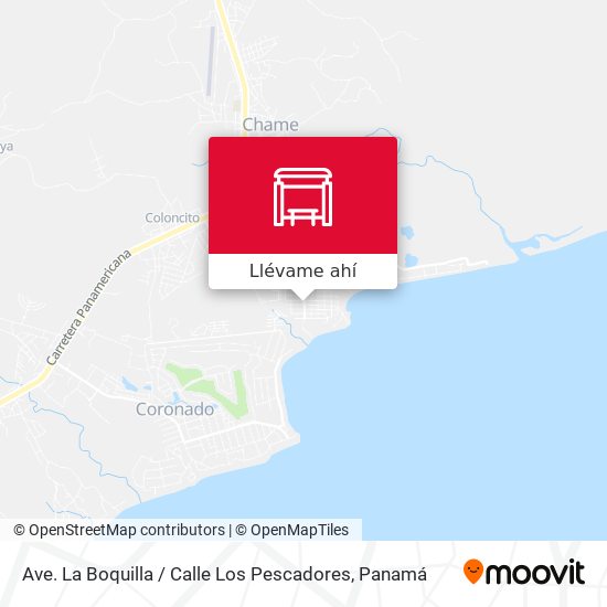 Mapa de Ave. La Boquilla / Calle Los Pescadores