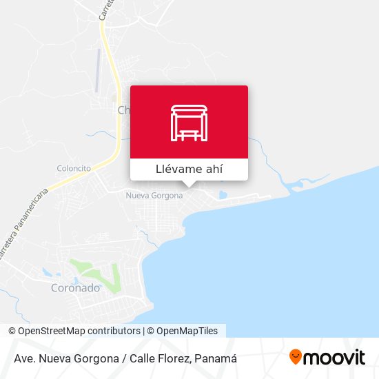 Mapa de Ave. Nueva Gorgona / Calle Florez