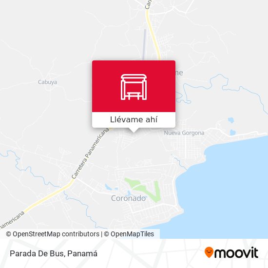 Mapa de Parada De Bus