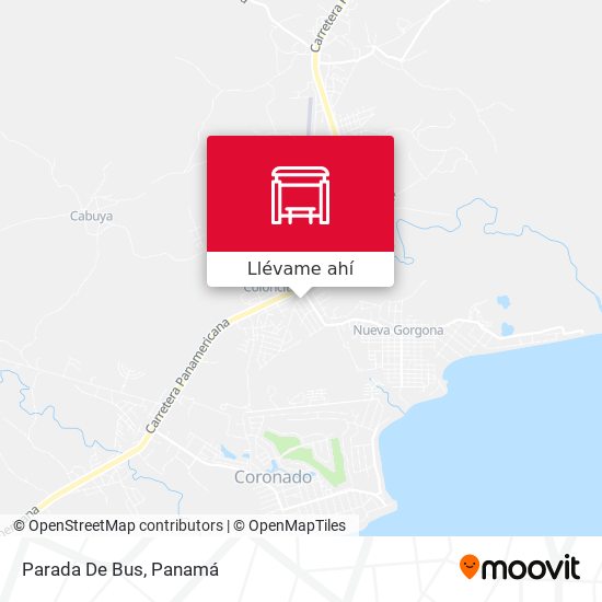 Mapa de Parada De Bus