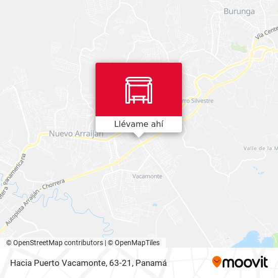 Mapa de Hacia Puerto Vacamonte, 63-21