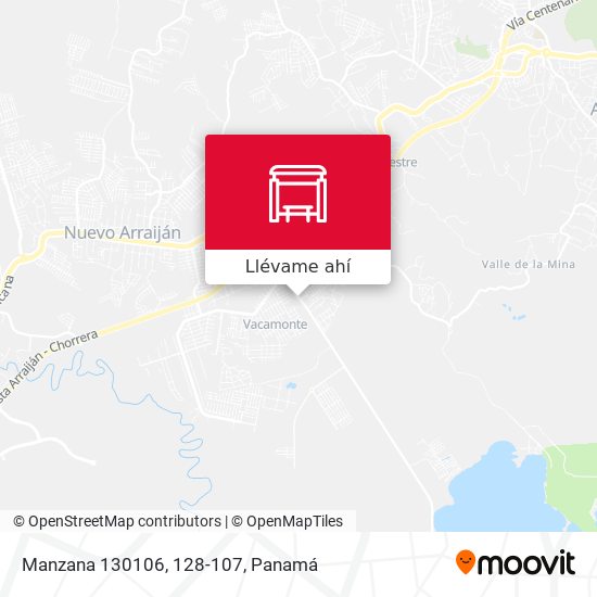 Mapa de Manzana 130106, 128-107