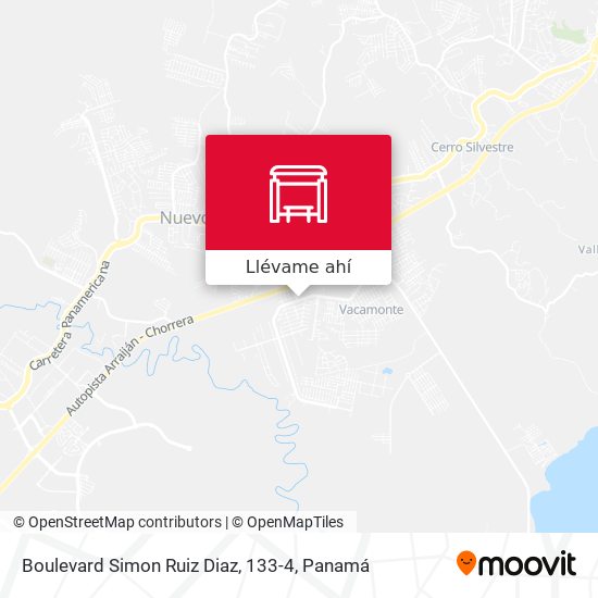 Mapa de Boulevard Simon Ruiz Diaz, 133-4