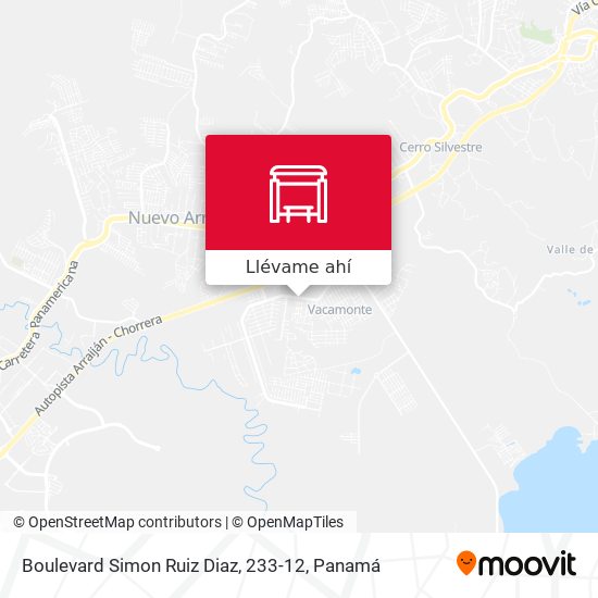 Mapa de Boulevard Simon Ruiz Diaz, 233-12