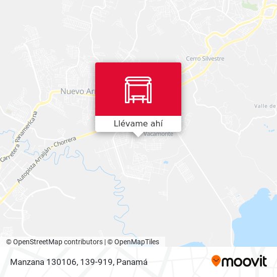 Mapa de Manzana 130106, 139-919
