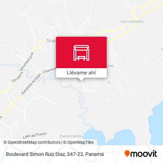 Mapa de Boulevard Simon Ruiz Diaz, 347-22