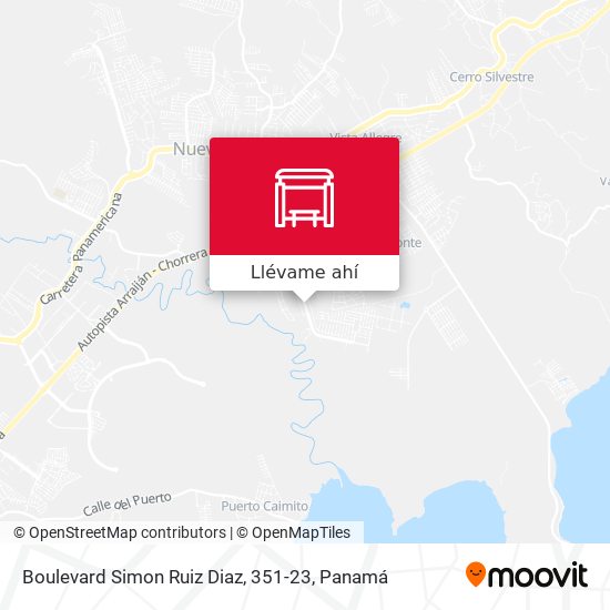 Mapa de Boulevard Simon Ruiz Diaz, 351-23