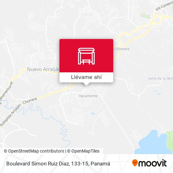 Mapa de Boulevard Simon Ruiz Diaz, 133-15
