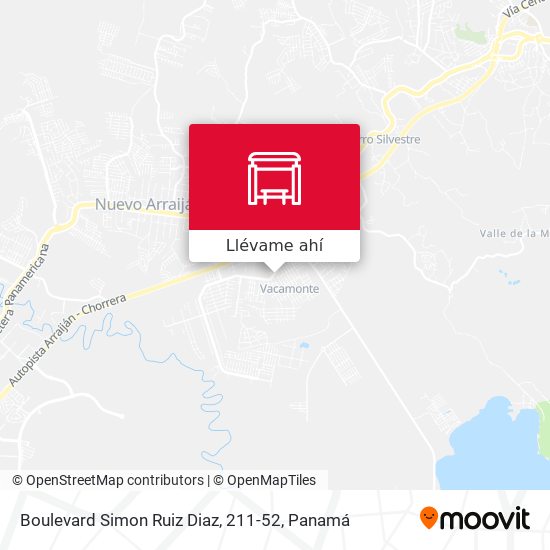 Mapa de Boulevard Simon Ruiz Diaz, 211-52