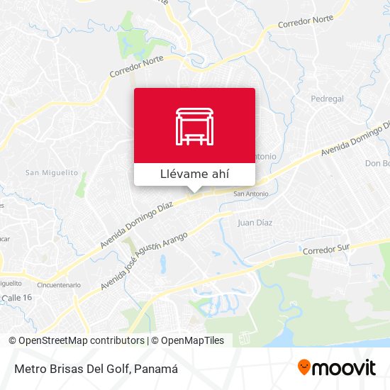 Mapa de Metro Brisas Del Golf