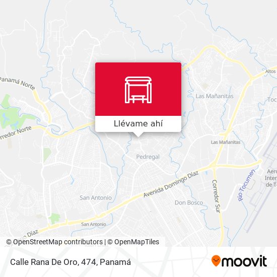 Mapa de Calle Rana De Oro, 474