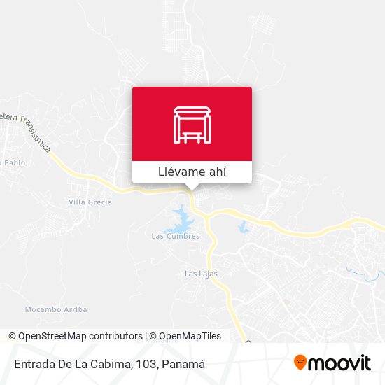 Mapa de Entrada De La Cabima, 103
