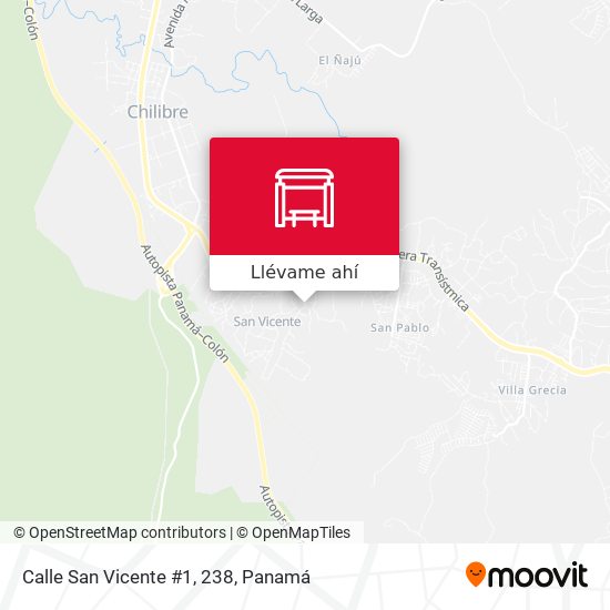 Mapa de Calle San Vicente #1, 238