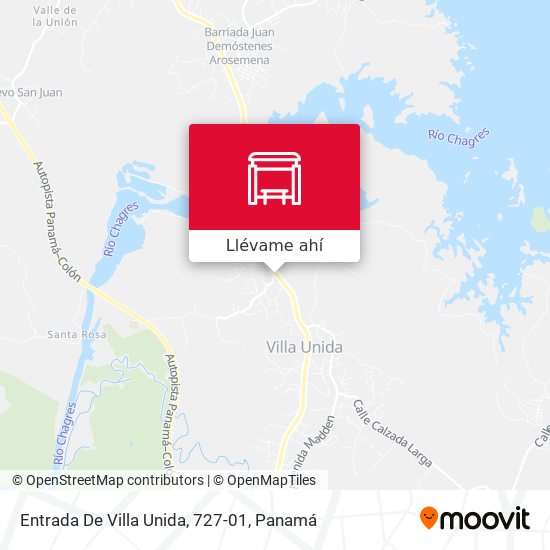 Mapa de Entrada De Villa Unida, 727-01