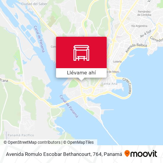 Mapa de Avenida Romulo Escobar Bethancourt, 764