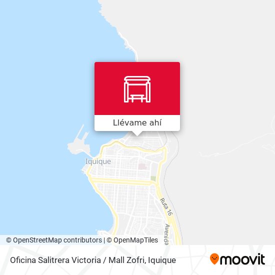 Mapa de Oficina Salitrera Victoria / Mall Zofri