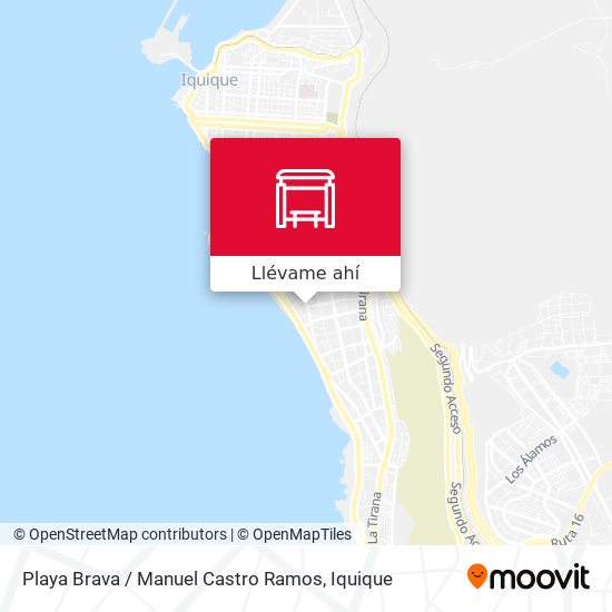Mapa de Playa Brava / Manuel Castro Ramos