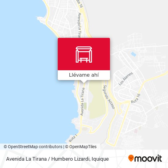 Mapa de Avenida La Tirana / Humbero Lizardi