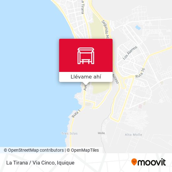 Mapa de La Tirana / Via Cinco
