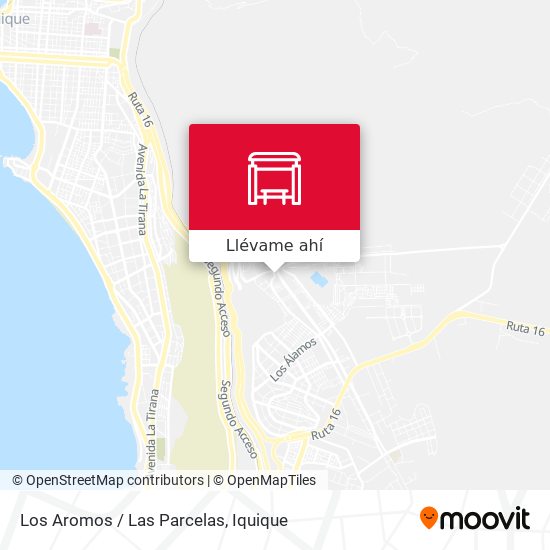 Mapa de Los Aromos / Las Parcelas