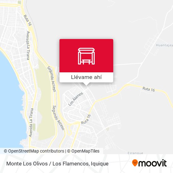 Mapa de Monte Los Olivos / Los Flamencos