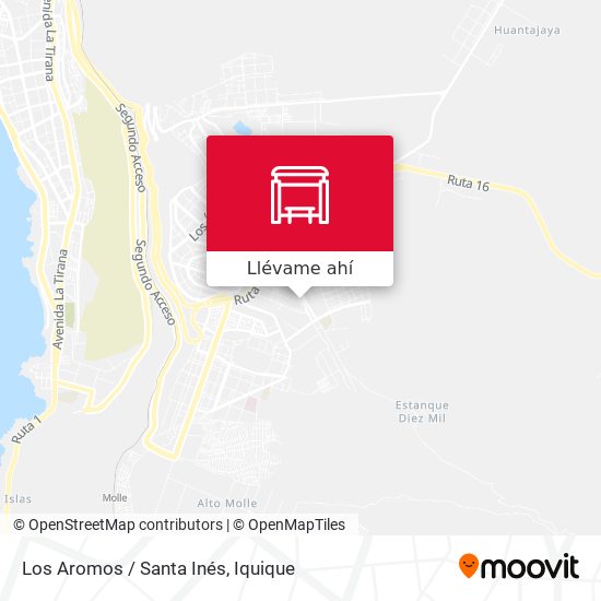 Mapa de Los Aromos / Santa Inés