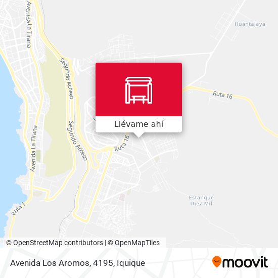 Mapa de Avenida Los Aromos, 4195
