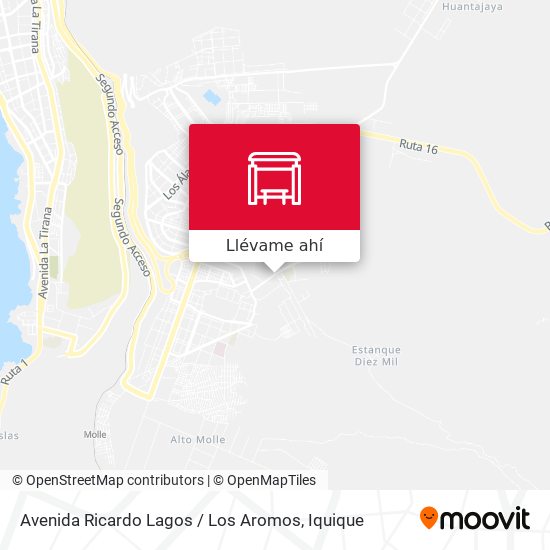 Mapa de Avenida Ricardo Lagos / Los Aromos