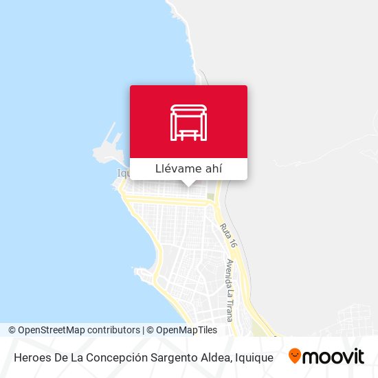 Mapa de Heroes De La Concepción Sargento Aldea