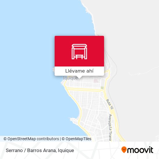 Mapa de Serrano / Barros Arana