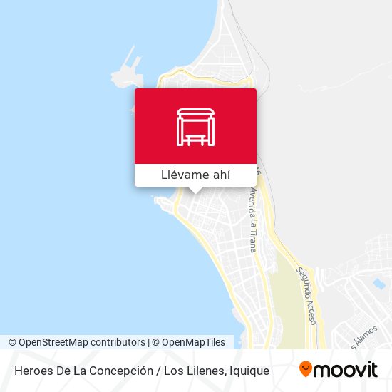 Mapa de Heroes De La Concepción / Los Lilenes