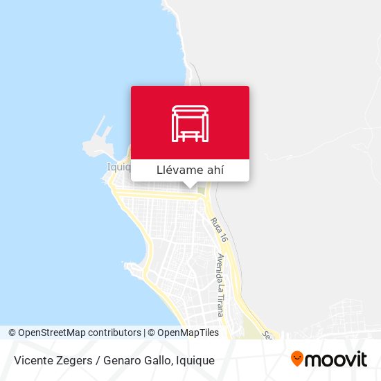 Mapa de Vicente Zegers / Genaro Gallo