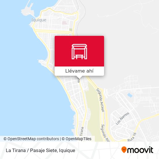 Mapa de La Tirana / Pasaje Siete
