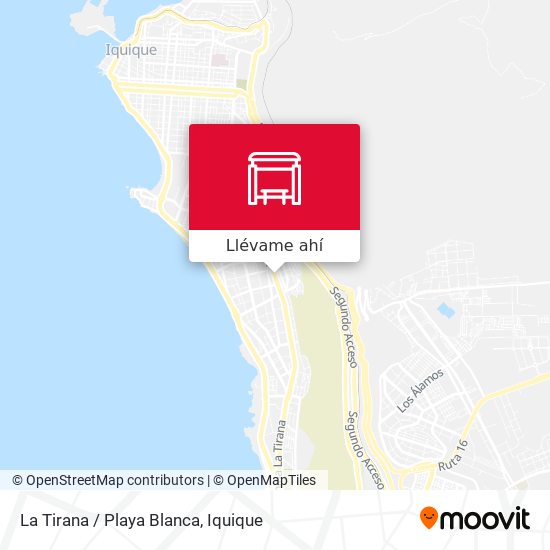 Mapa de La Tirana / Playa Blanca