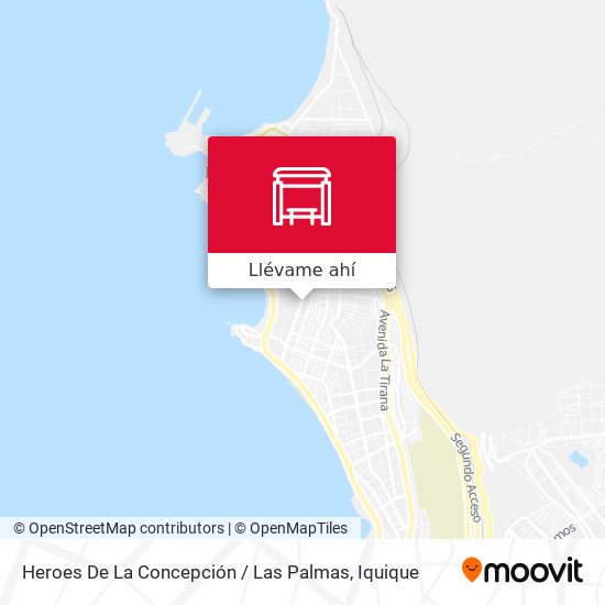 Mapa de Heroes De La Concepción / Las Palmas