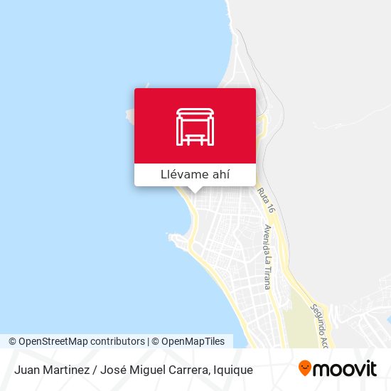 Mapa de Juan Martinez / José Miguel Carrera
