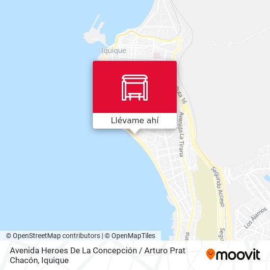 Mapa de Avenida Heroes De La Concepción / Arturo Prat Chacón