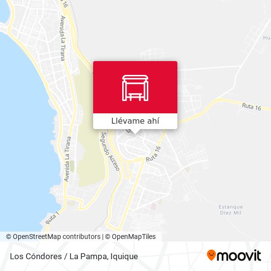 Mapa de Los Cóndores / La Pampa