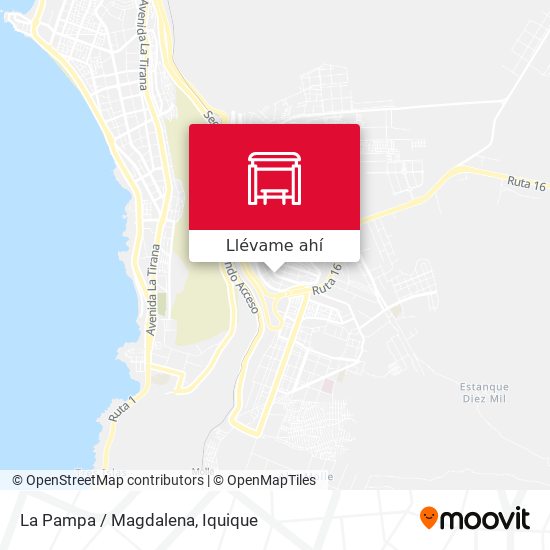 Mapa de La Pampa / Magdalena