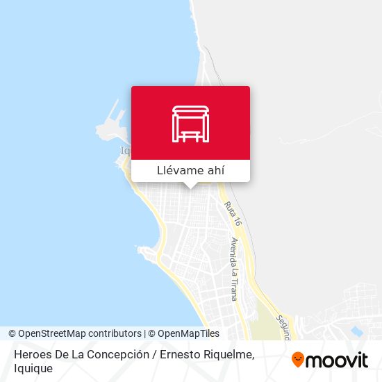 Mapa de Heroes De La Concepción / Ernesto Riquelme