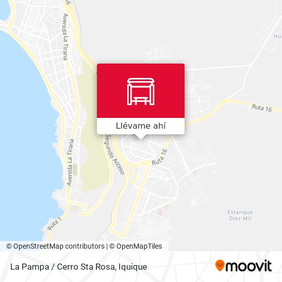 Mapa de La Pampa / Cerro Sta Rosa