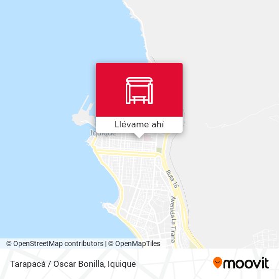 Mapa de Tarapacá / Oscar Bonilla