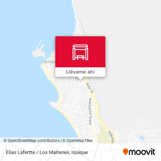 Mapa de Elias Lafertte / Los Maitenes