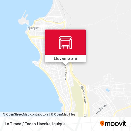 Mapa de La Tirana / Tadeo Haenke