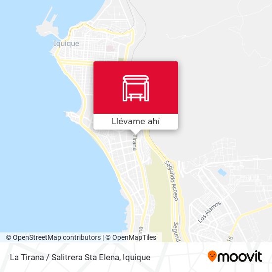 Mapa de La Tirana / Salitrera Sta Elena