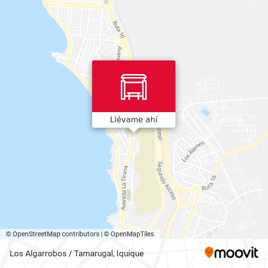Mapa de Los Algarrobos / Tamarugal