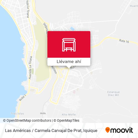 Mapa de Las Américas / Carmela Carvajal De Prat